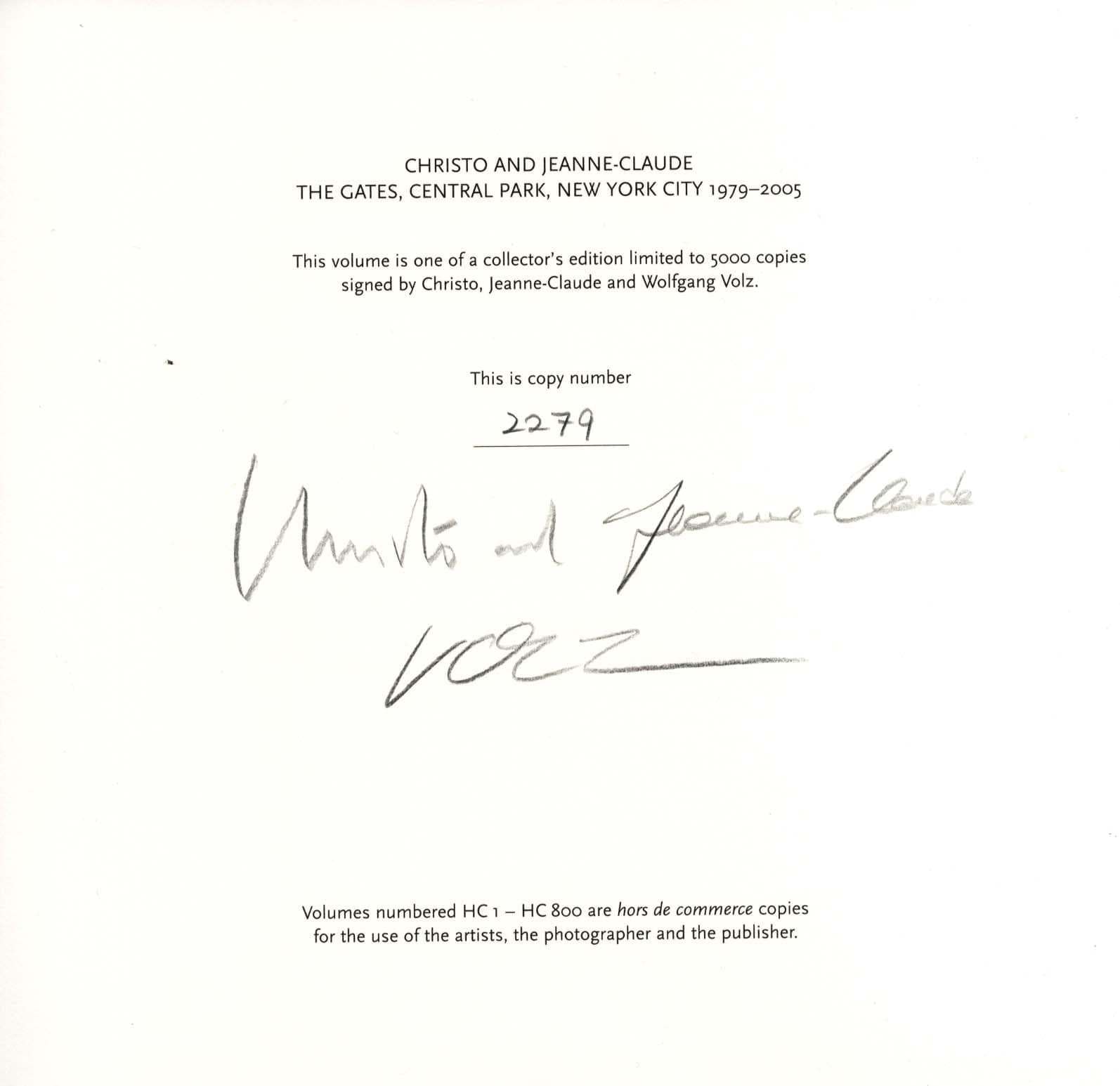 Christo & Jeanne-Claude Autograph Autogramm | ID 7481952075925