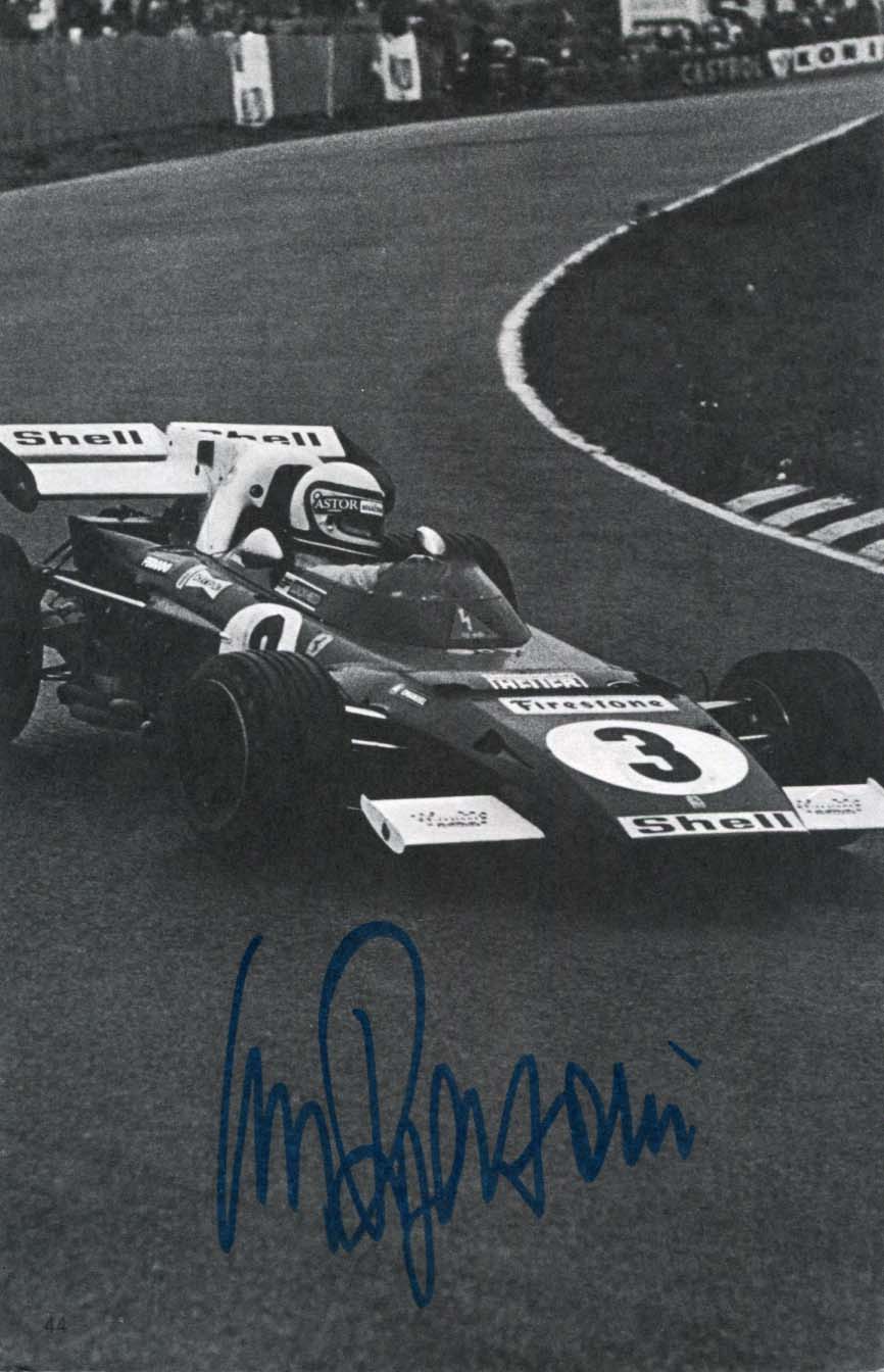 Clay Regazzoni Autograph