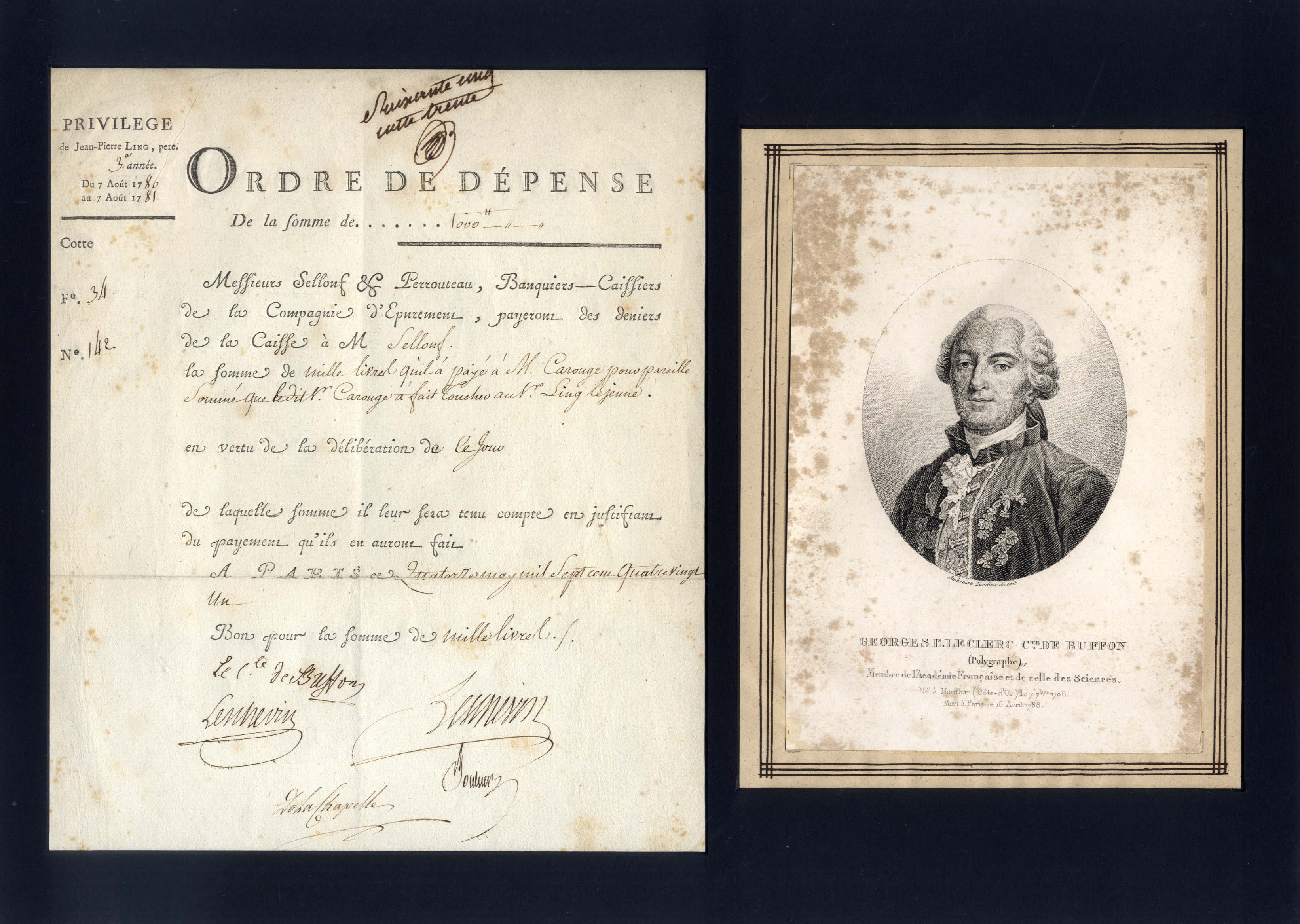 Comte de Buffon, Georges-Louis Leclerc