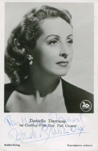 Danielle Darrieux Autograph Autogramm | ID 7359974310037