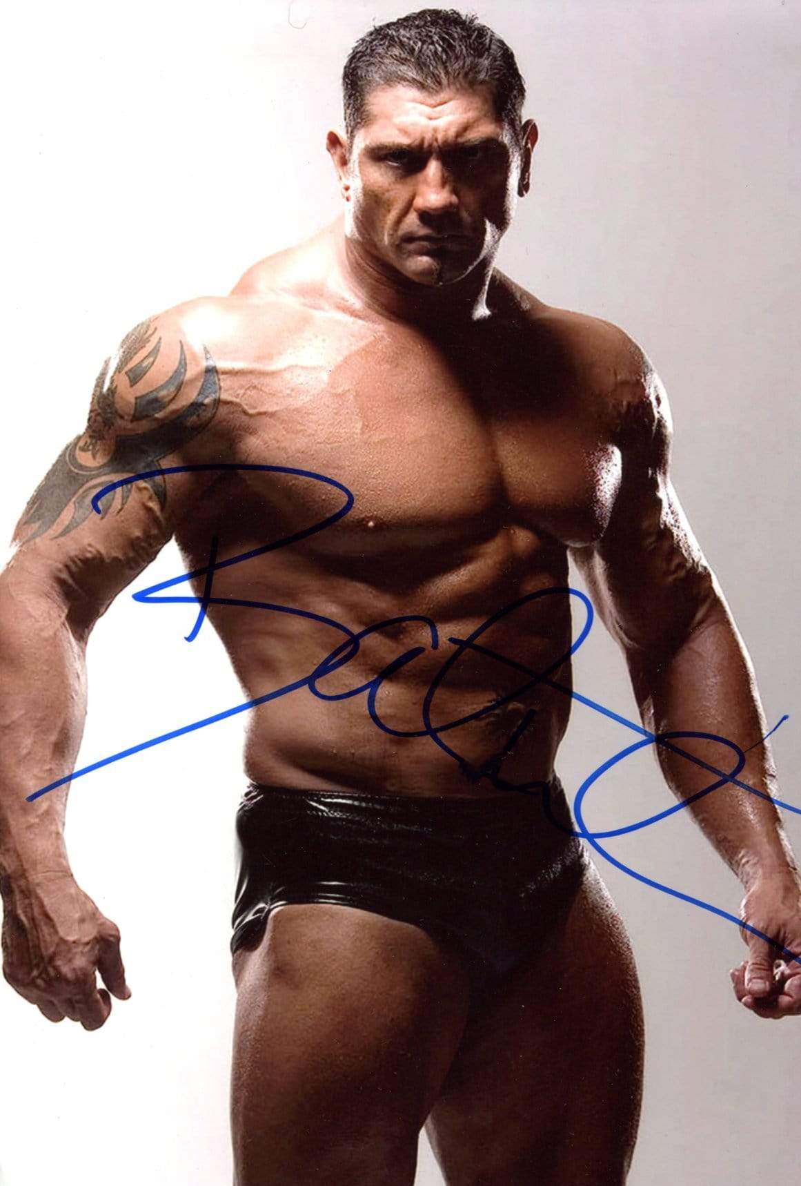 Bautista WWE in Person Signed Photo 