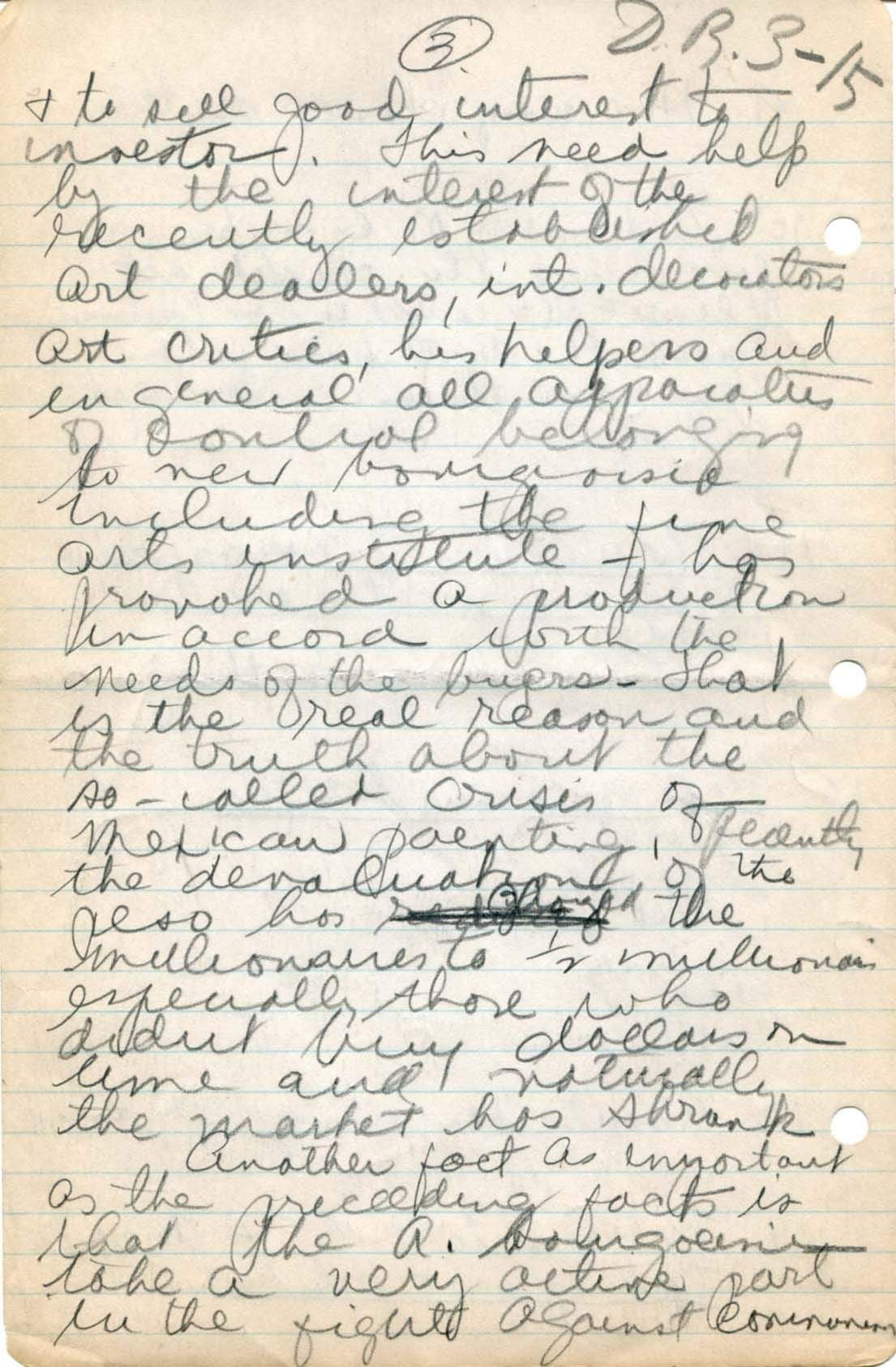 Rivera, Diego autograph