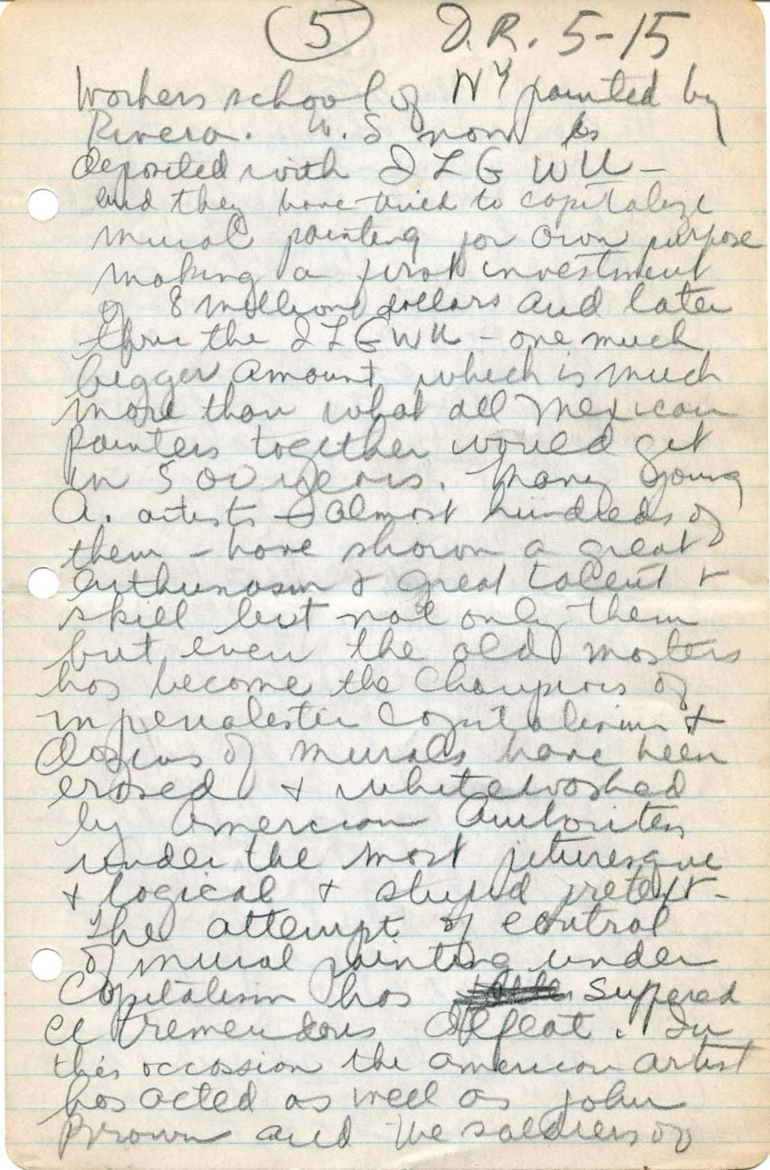 Rivera, Diego autograph