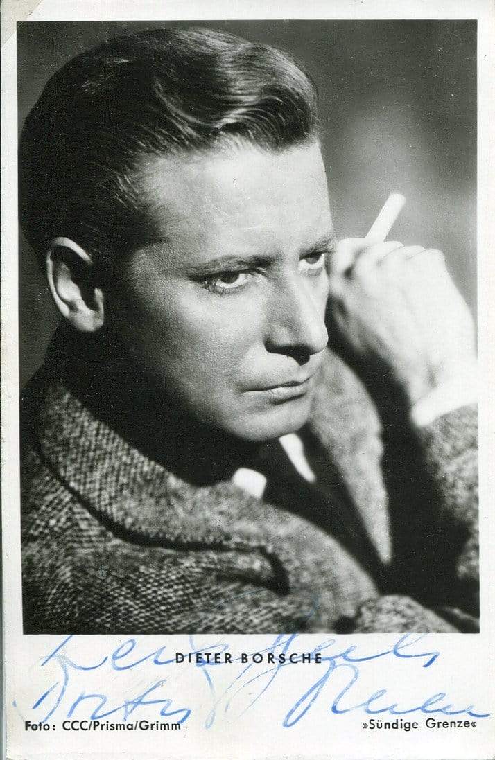 Borsche, Dieter autograph