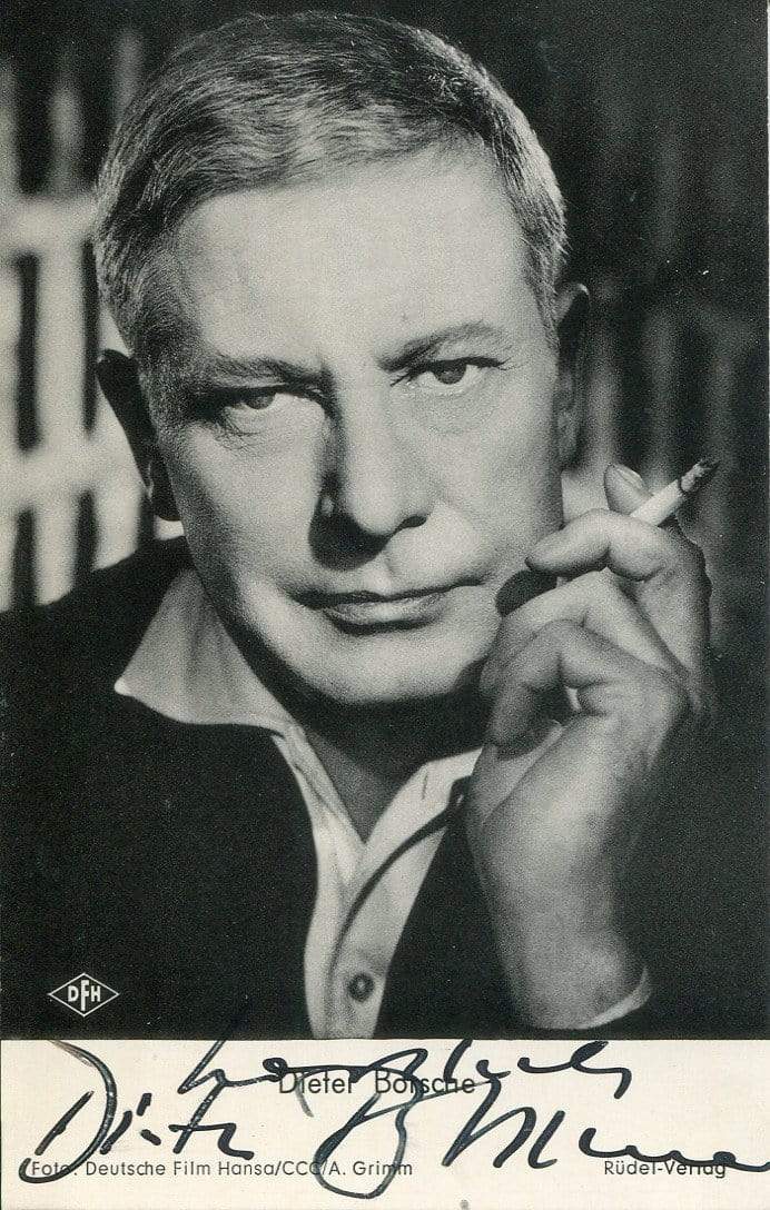 Borsche, Dieter autograph