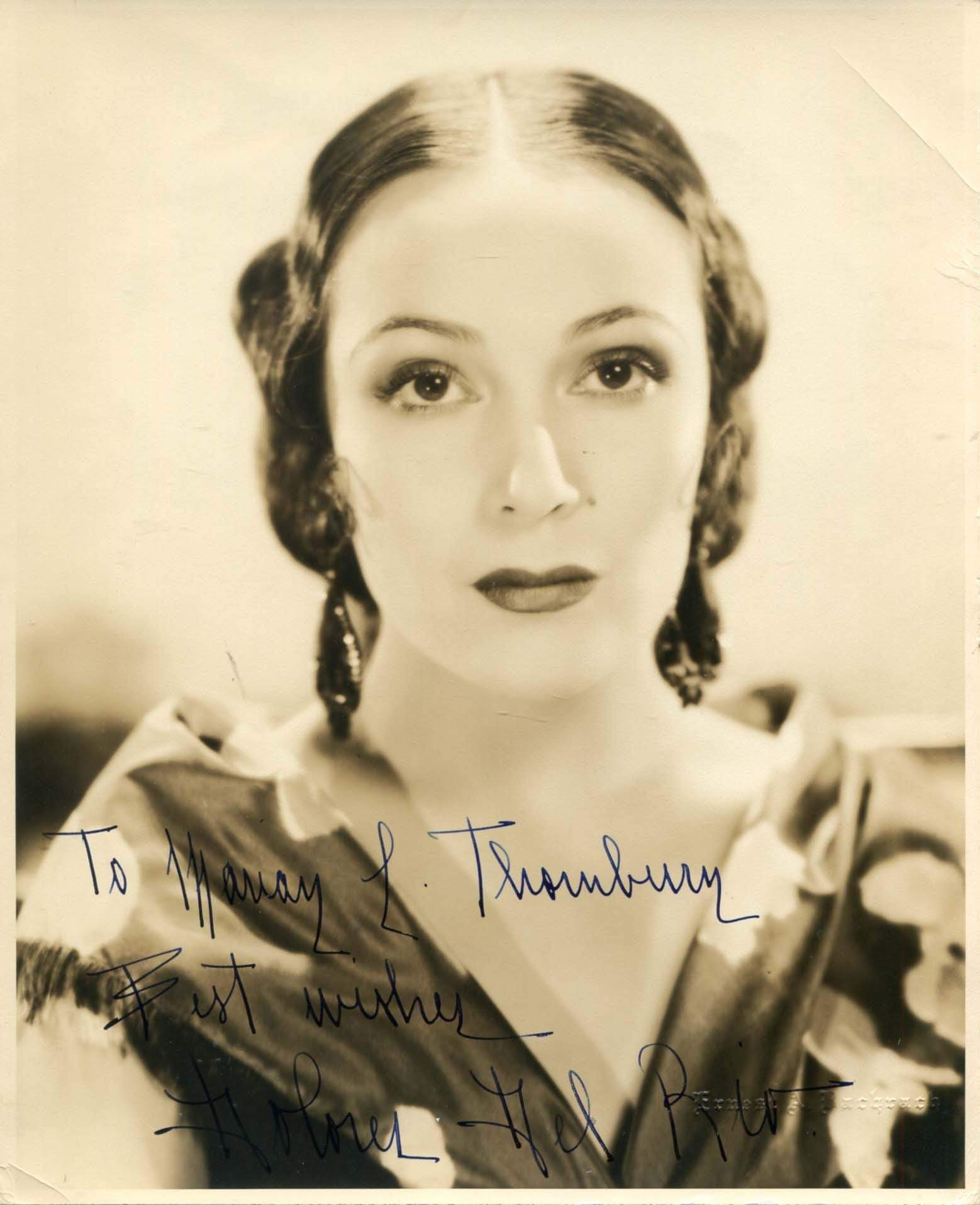 del Rio, Dolores autograph