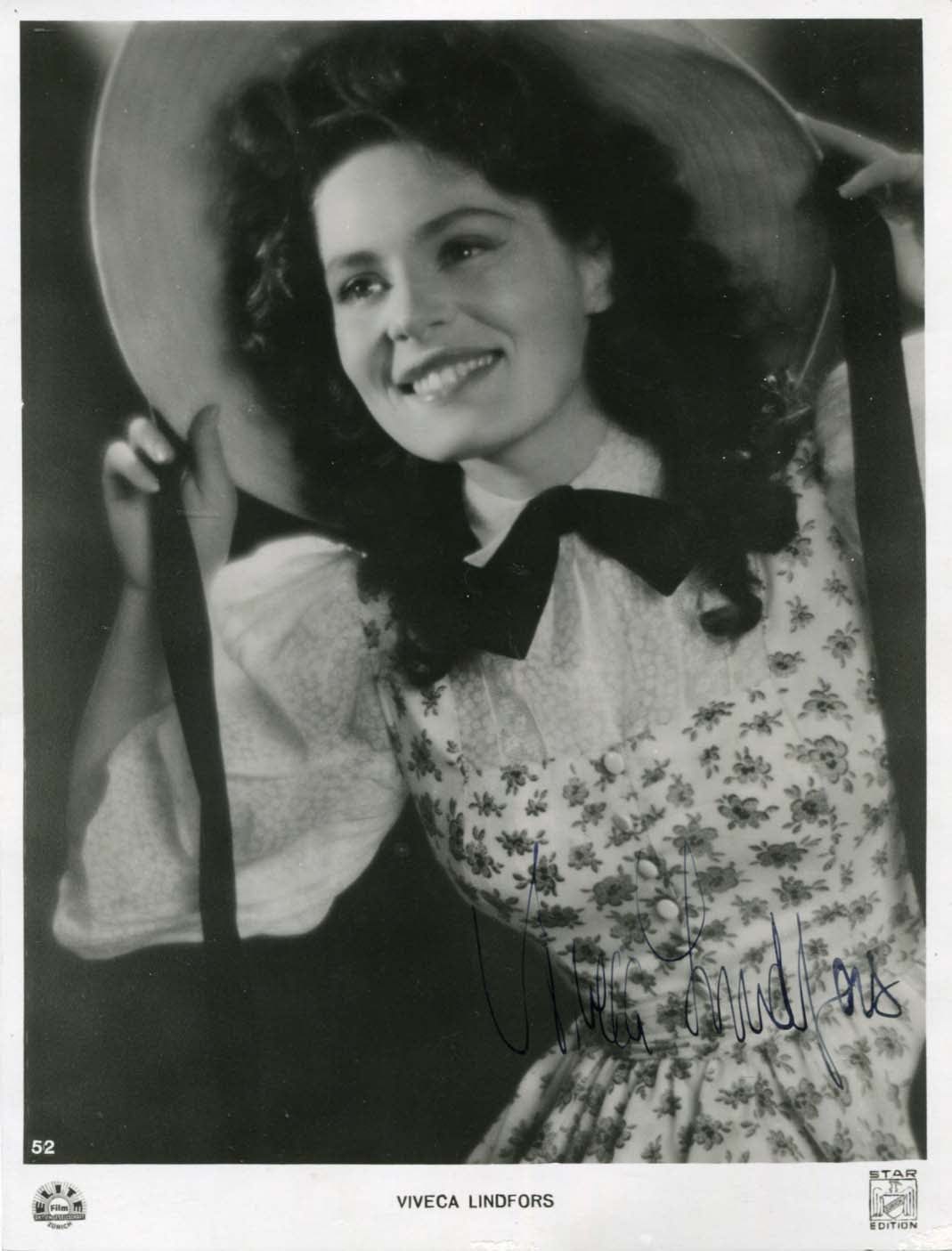 Elsa Viveca Torstensdotter Lindfors Autograph Autogramm | ID 7809421377685