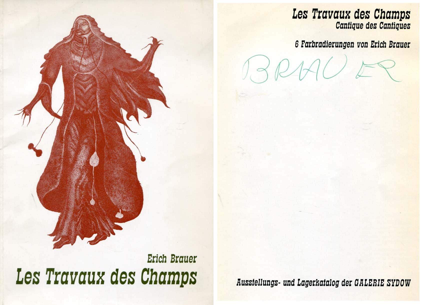 Brauer, Erich autograph