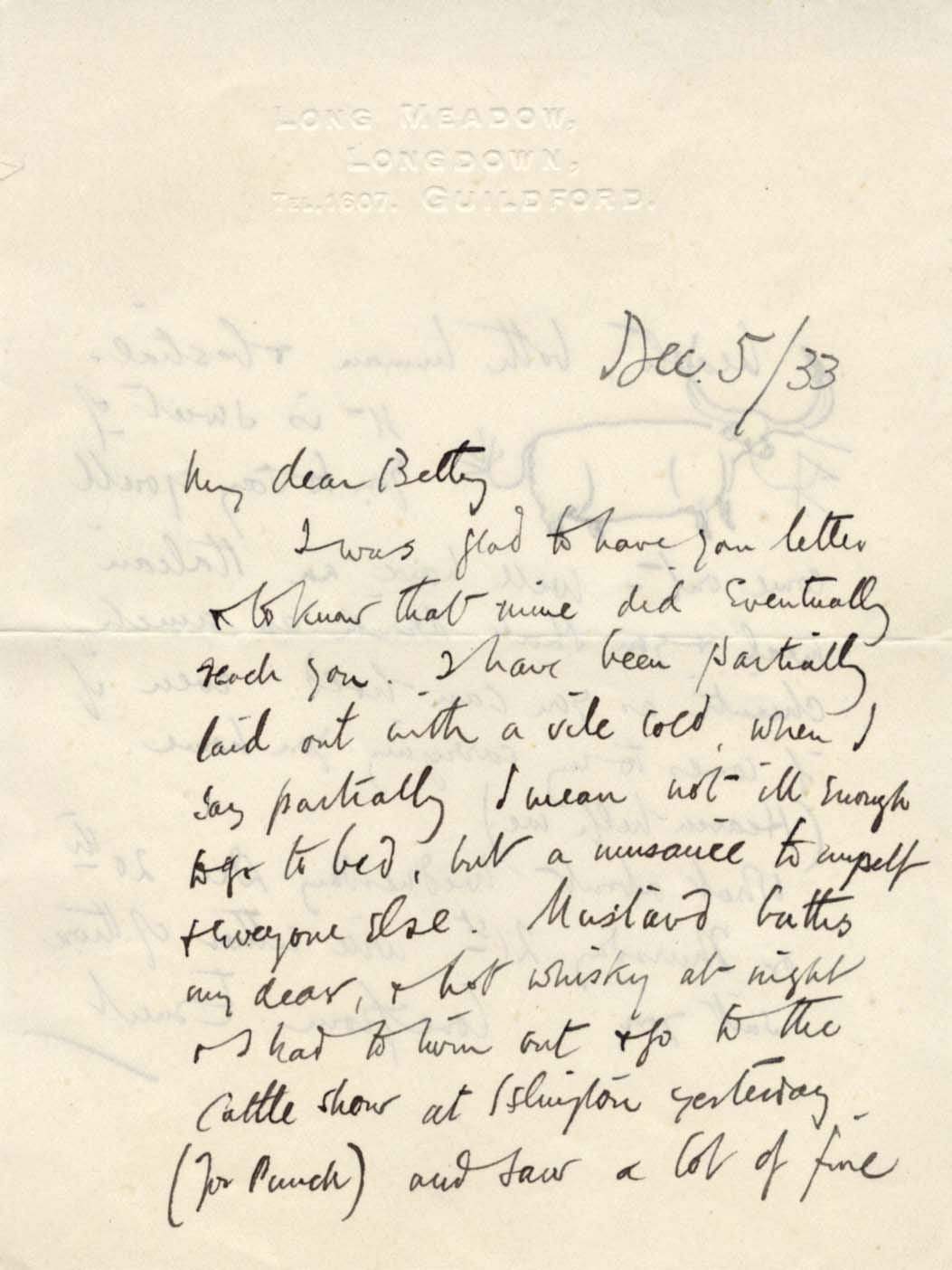 Shepard, Ernest Howard autograph