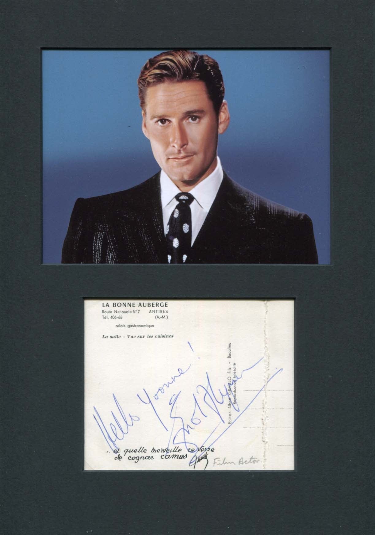 Errol Flynn Autograph Autogramm | ID 7556943741077