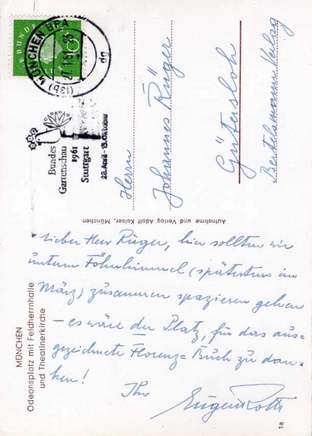 Eugen Roth Autograph Autogramm | ID 7334407176341