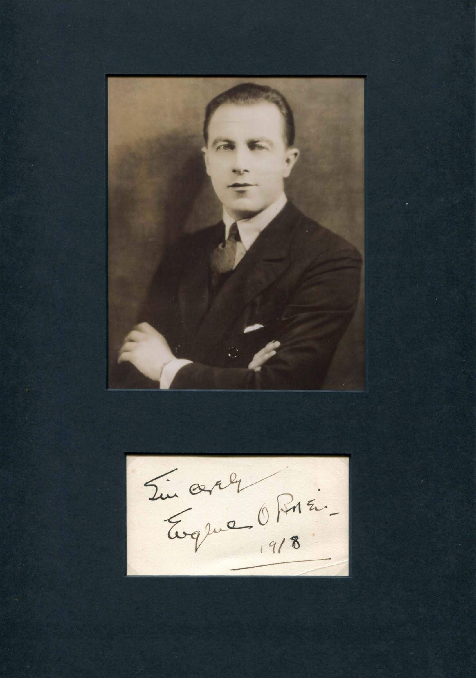 O`Brien, Eugene autograph