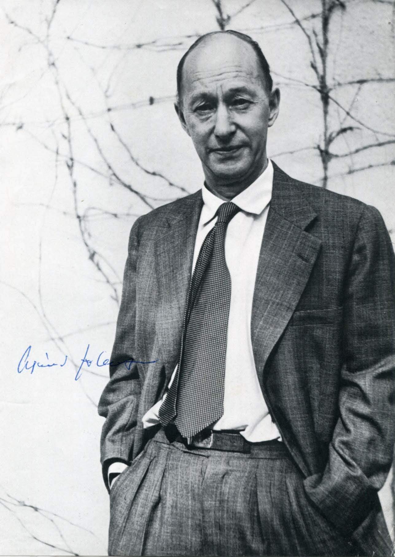 Johnson, Eyvind autograph