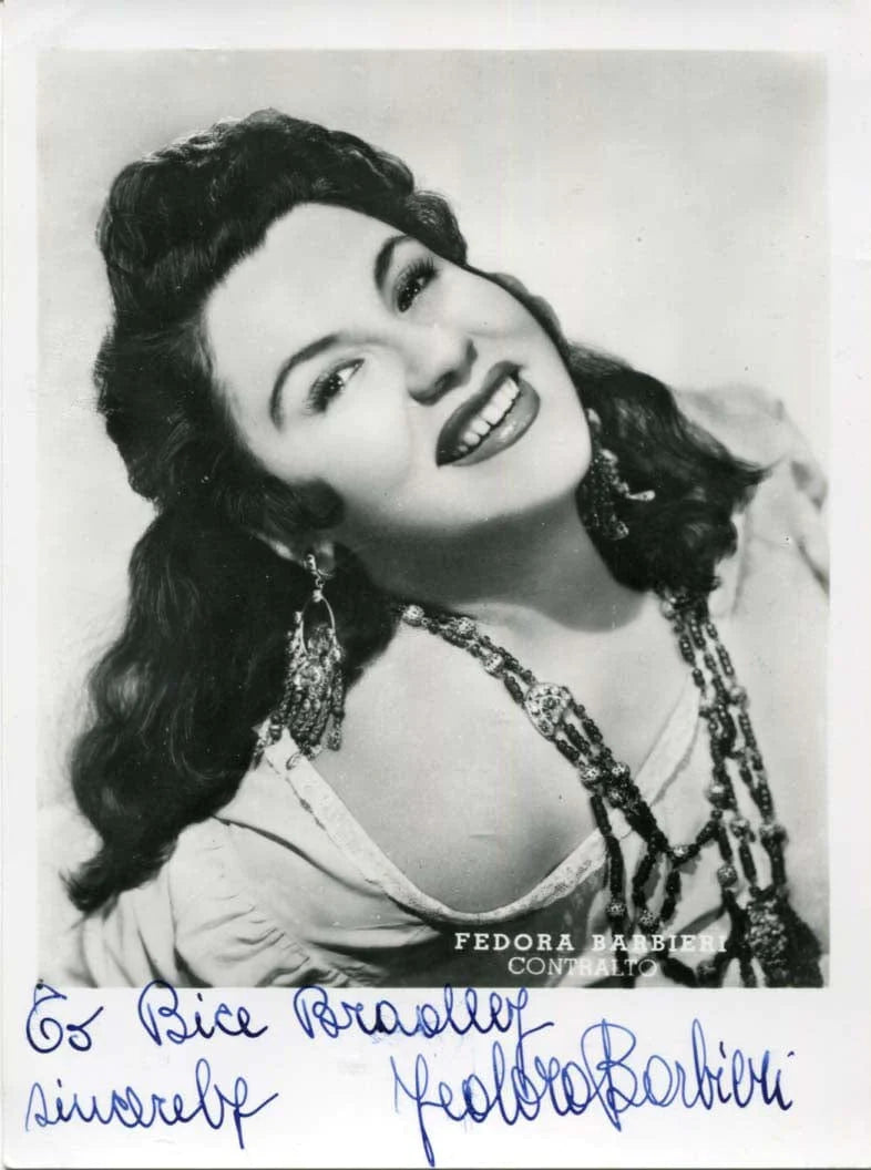 Fedora Barbieri Autograph Autogramm | ID 7768573444245