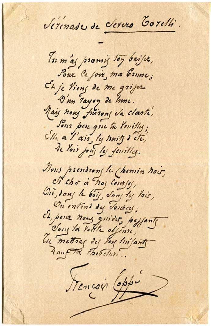 Francois Edouard Joachim Coppee Autograph Autogramm | ID 7177664757909