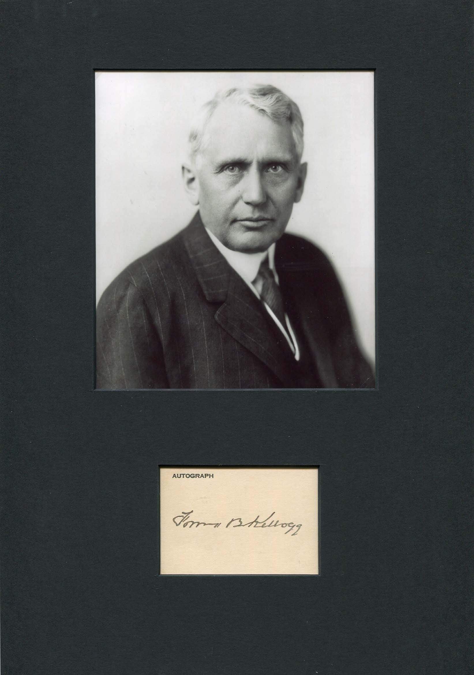 Kellogg, Frank B. autograph