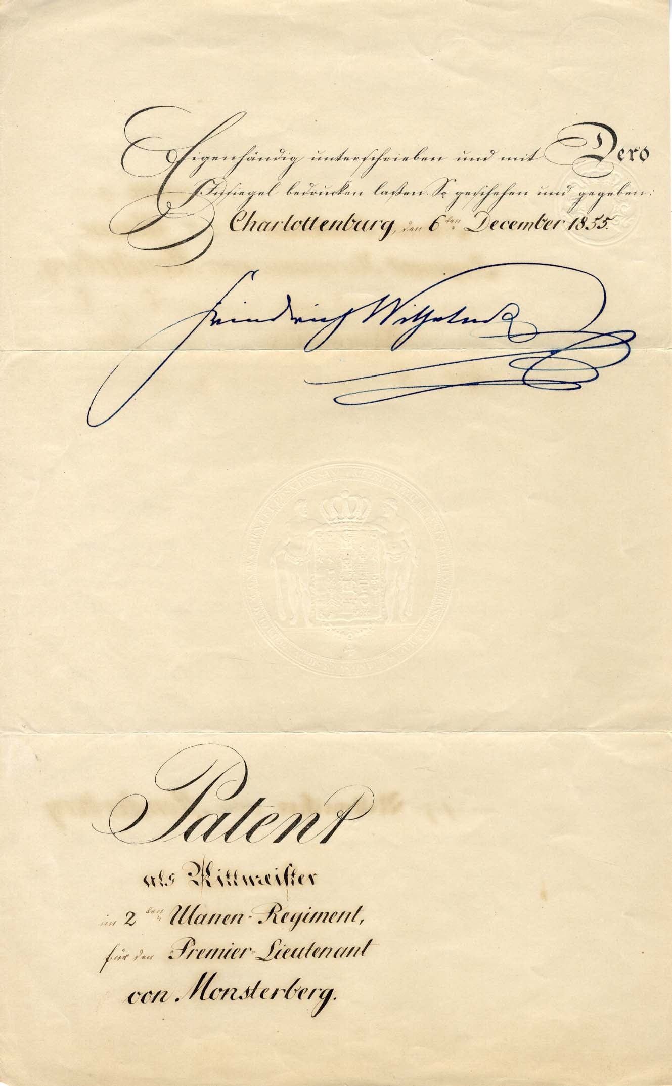 Frederick William IV Autograph Autogramm | ID 7866012795029