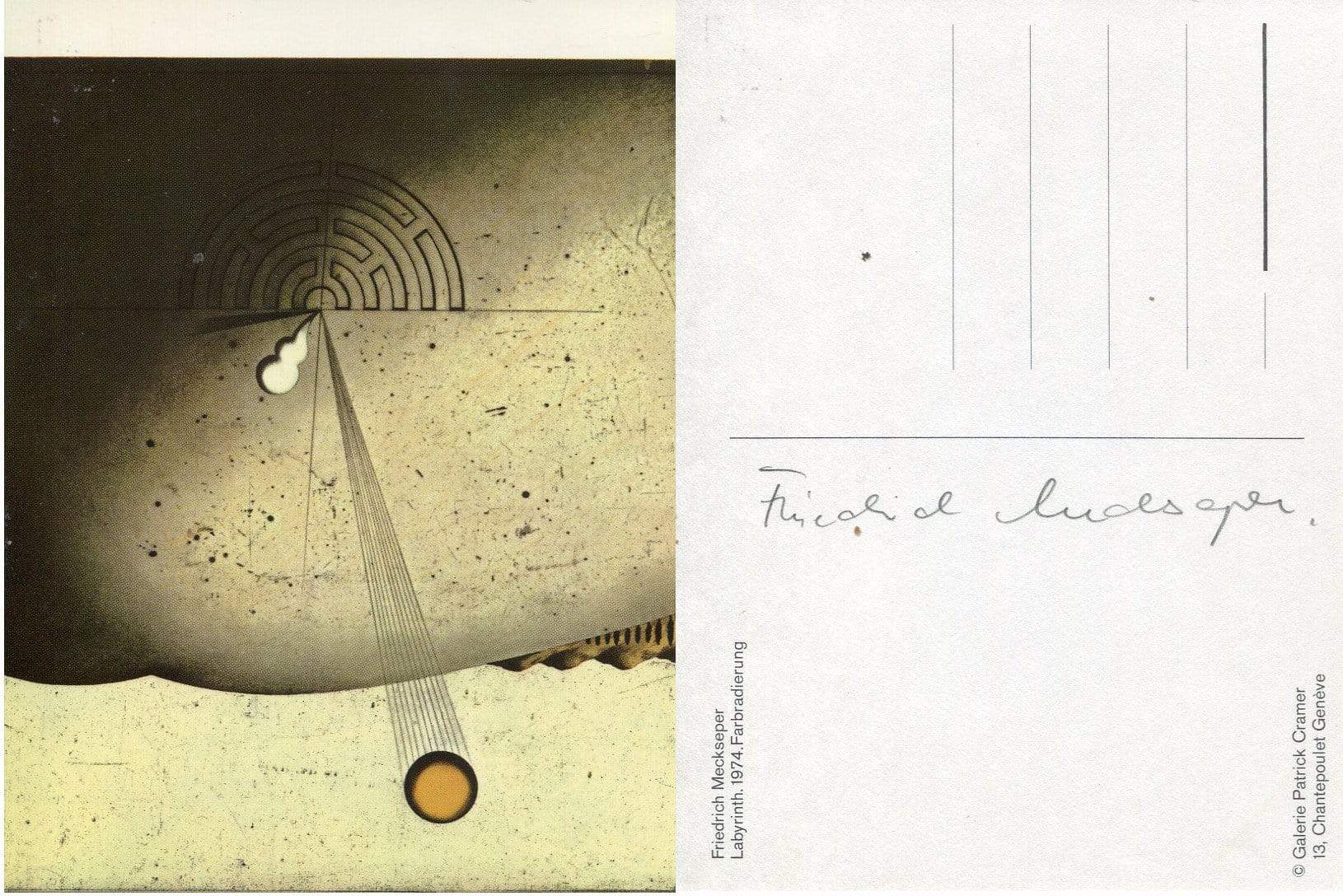 Meckseper, Friedrich autograph