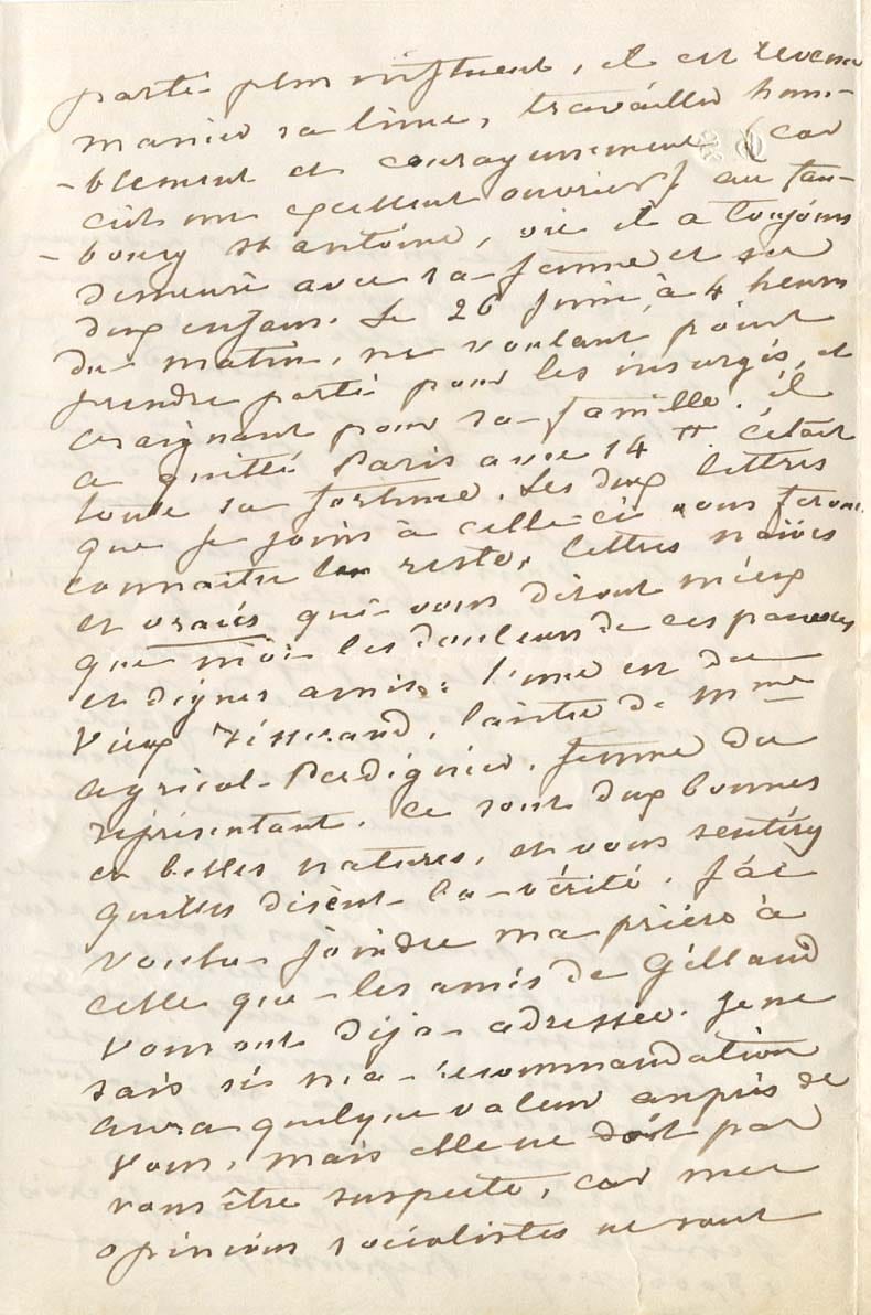 George Sand Autograph