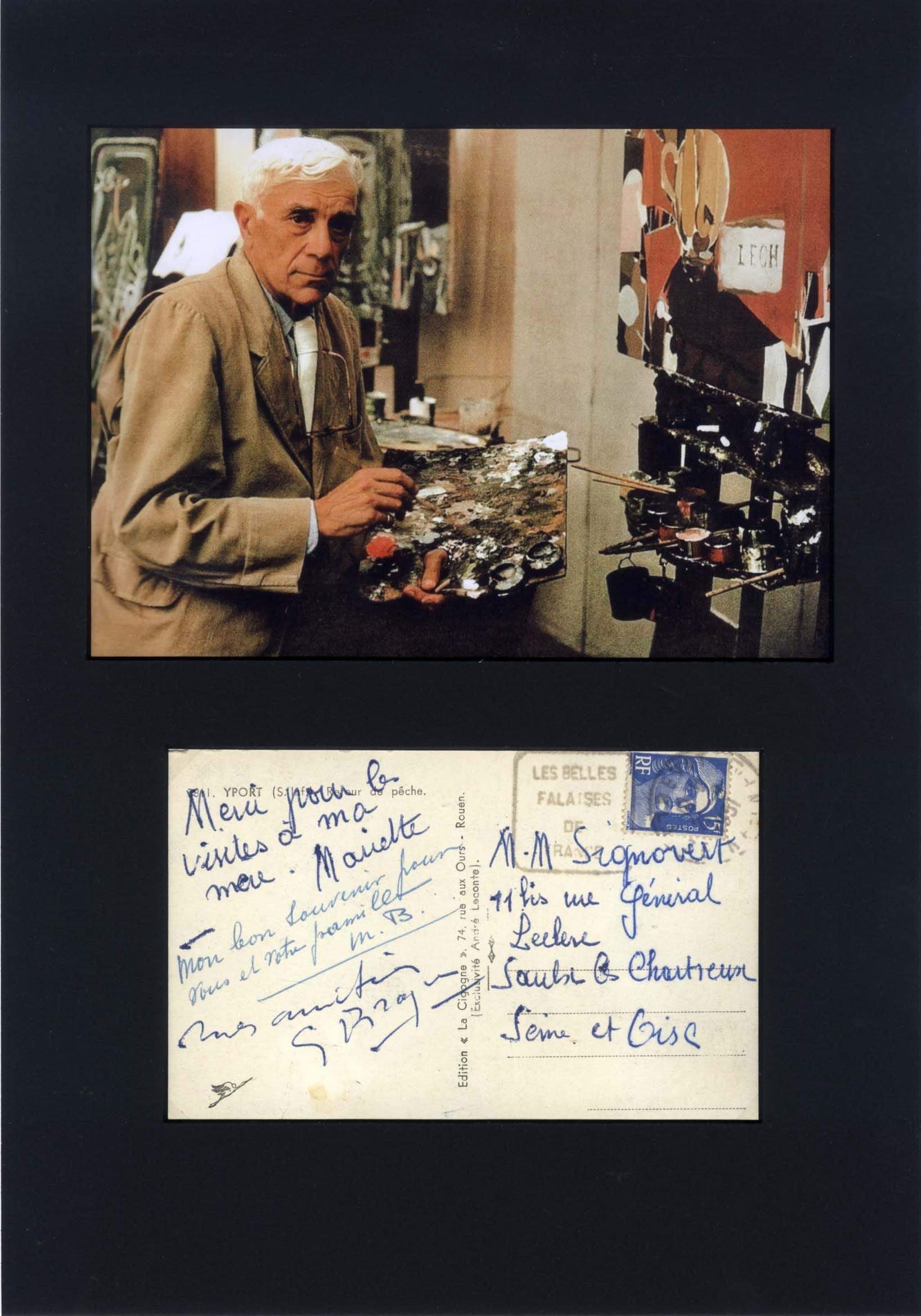 Braque, Georges autograph