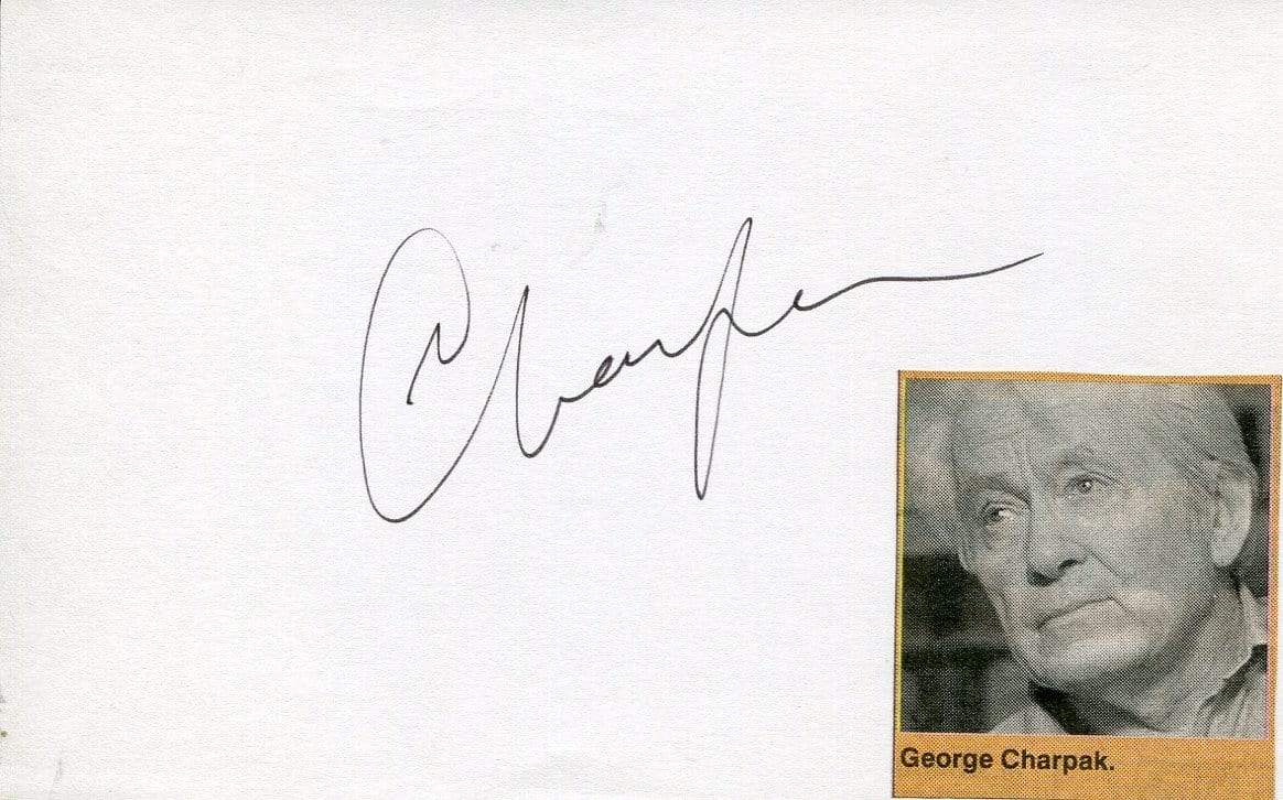 Charpak, Georges autograph