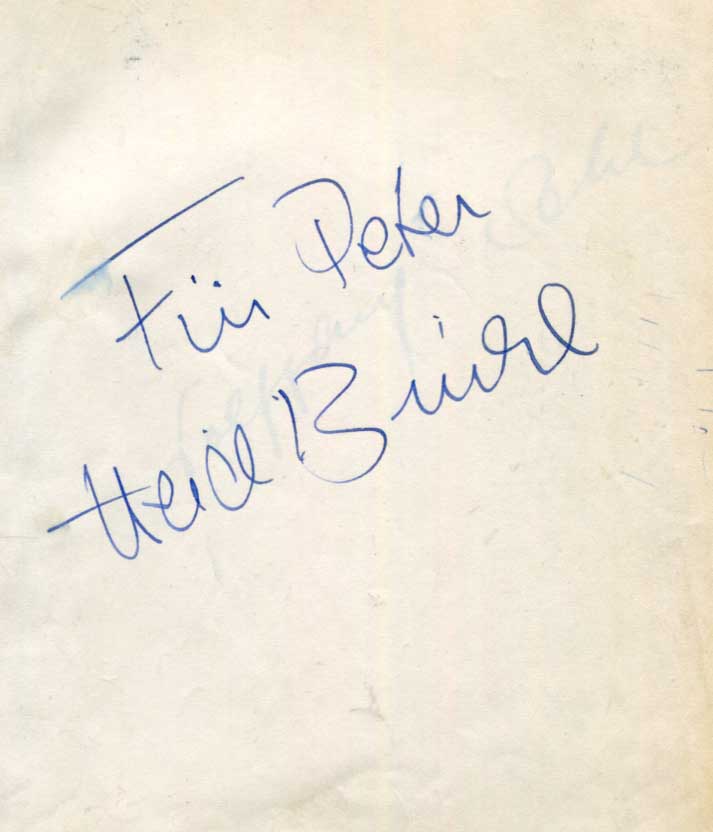 German actors and actresses Autograph Autogramm | ID 7829713780885