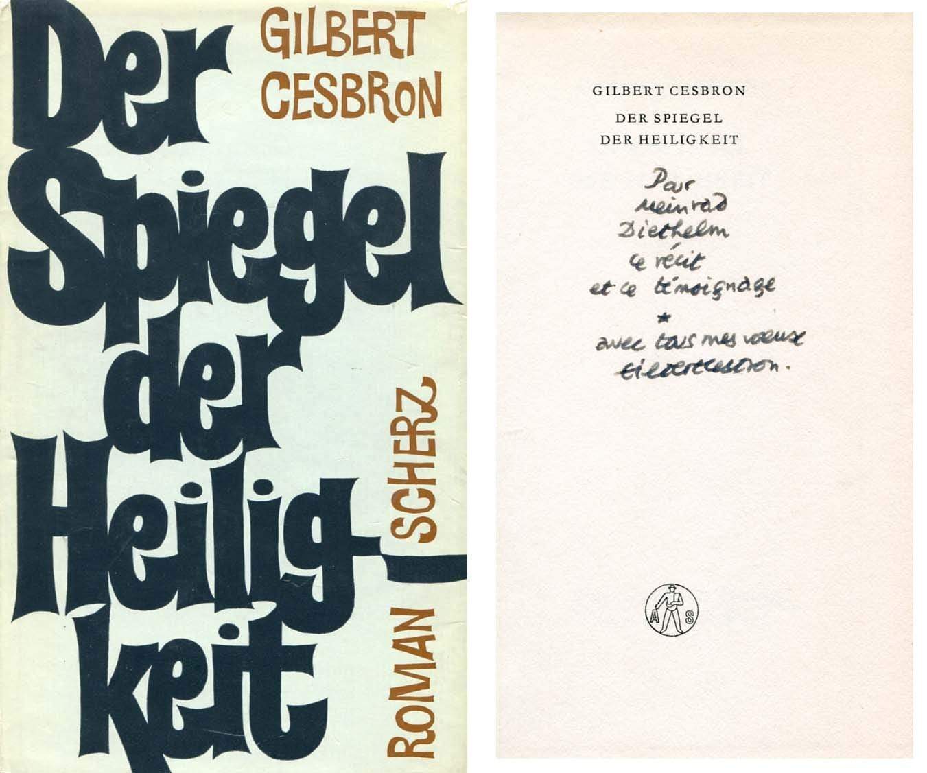 Cesbron, Gilbert autograph