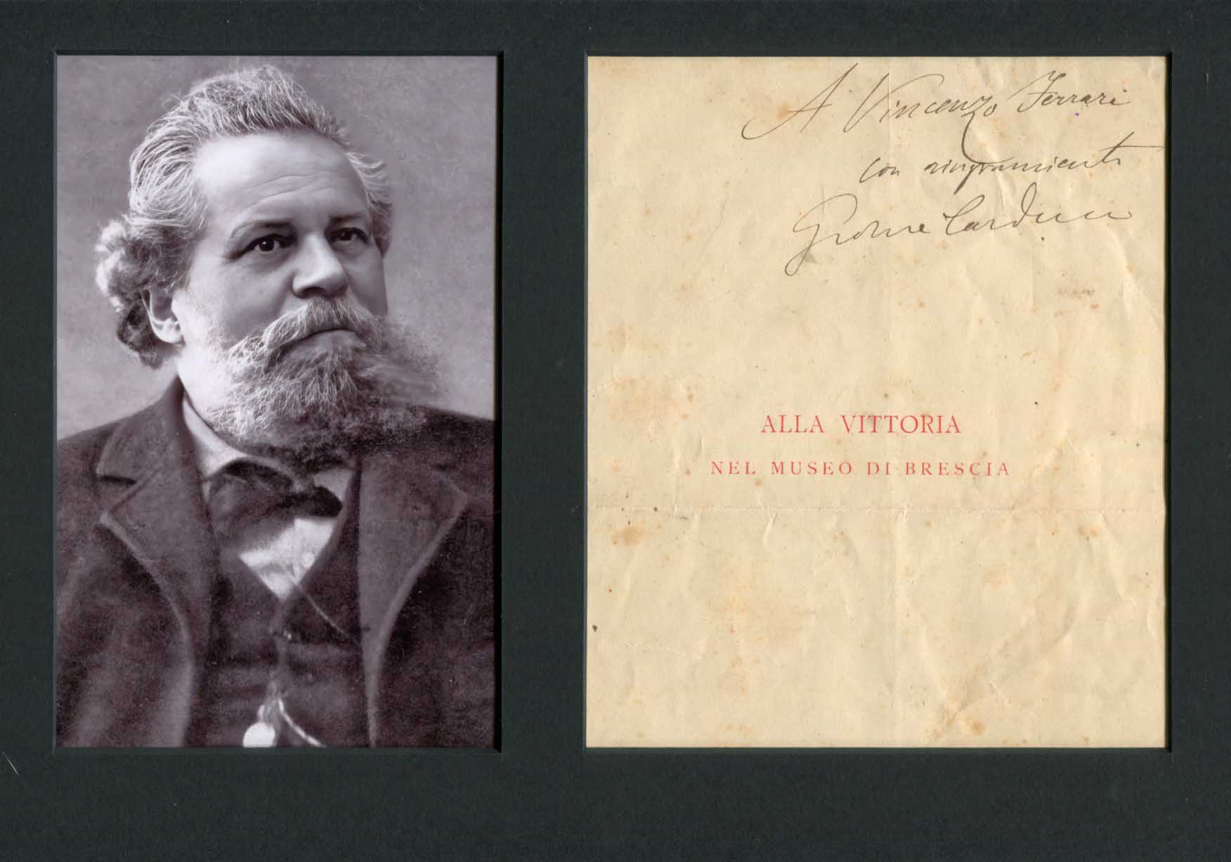 Giosue Carducci Autograph Autogramm | ID 7825303797909