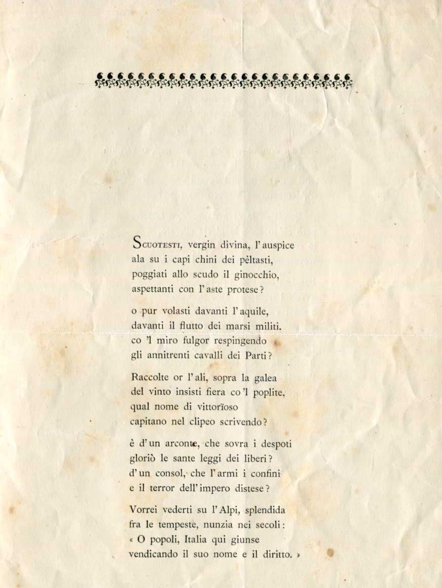 Giosue Carducci Autograph Autogramm | ID 7825303797909