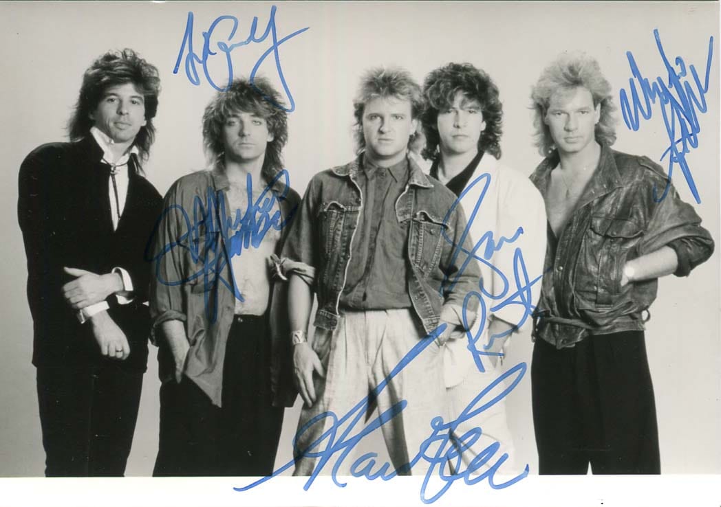 Glass Tiger Autographs