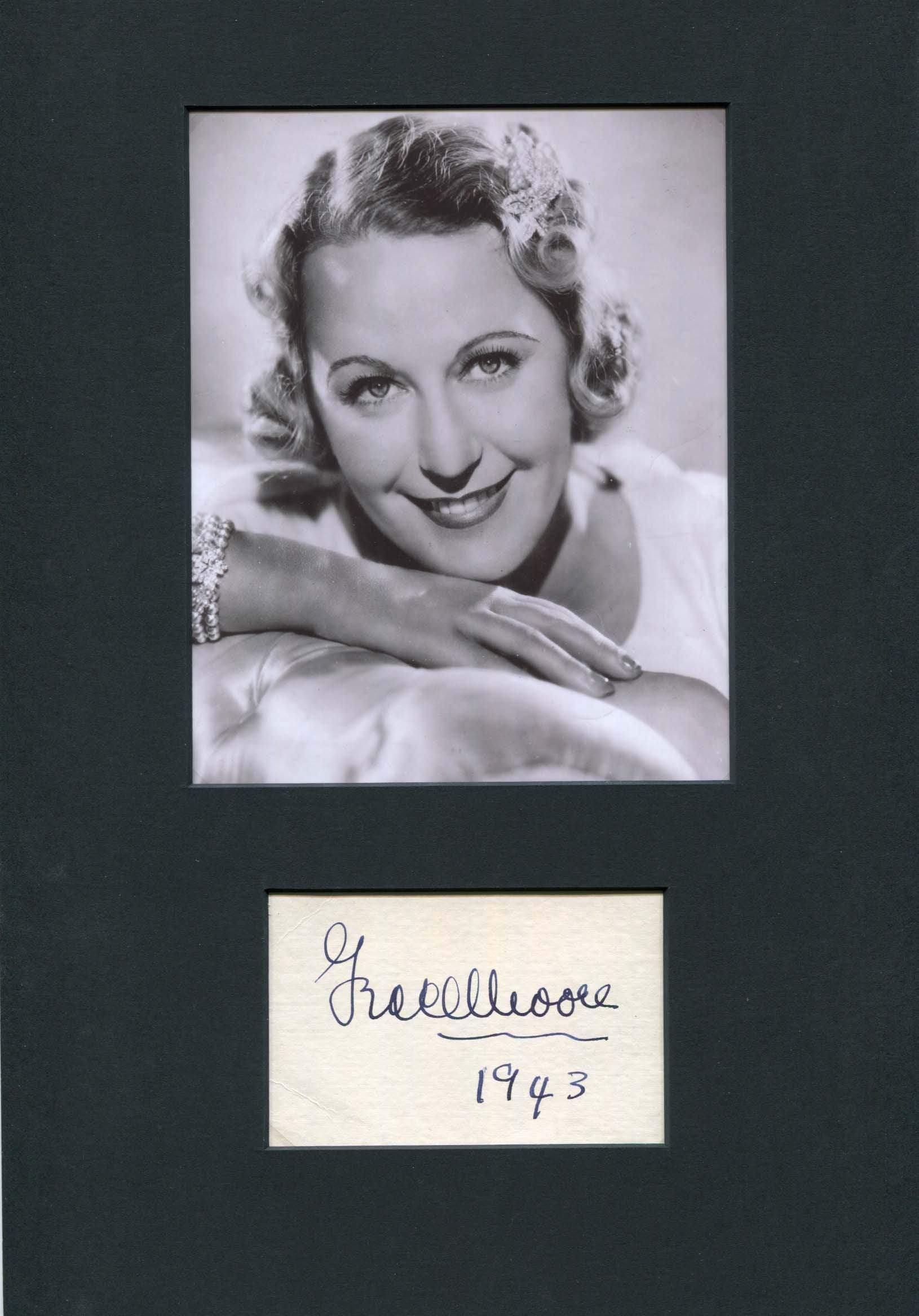 Moore, Grace autograph