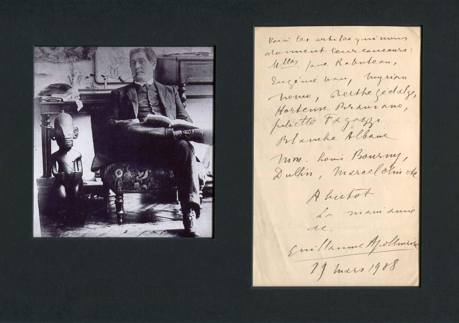 Guillaume Apollinaire Autograph Autogramm | ID 7177692381333