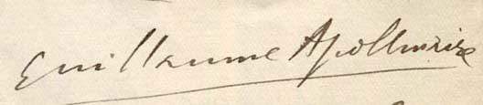 Guillaume Apollinaire Autograph Autogramm | ID 7177692381333