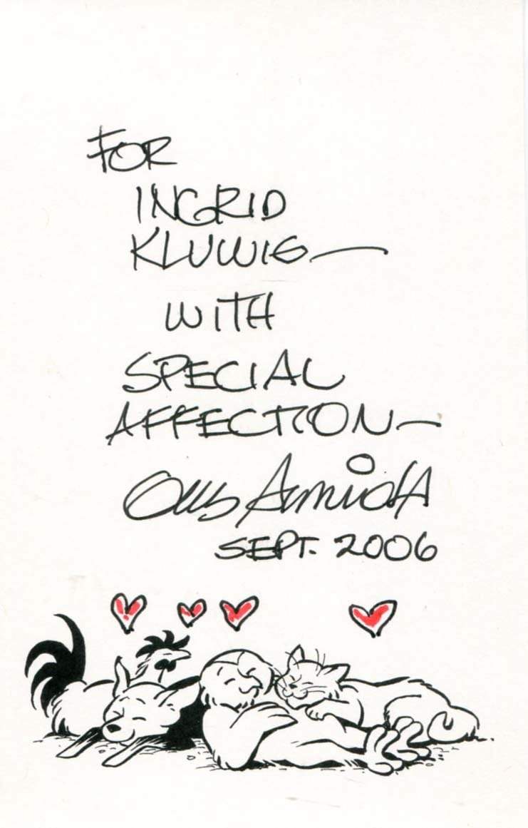 Arriola, Gus autograph
