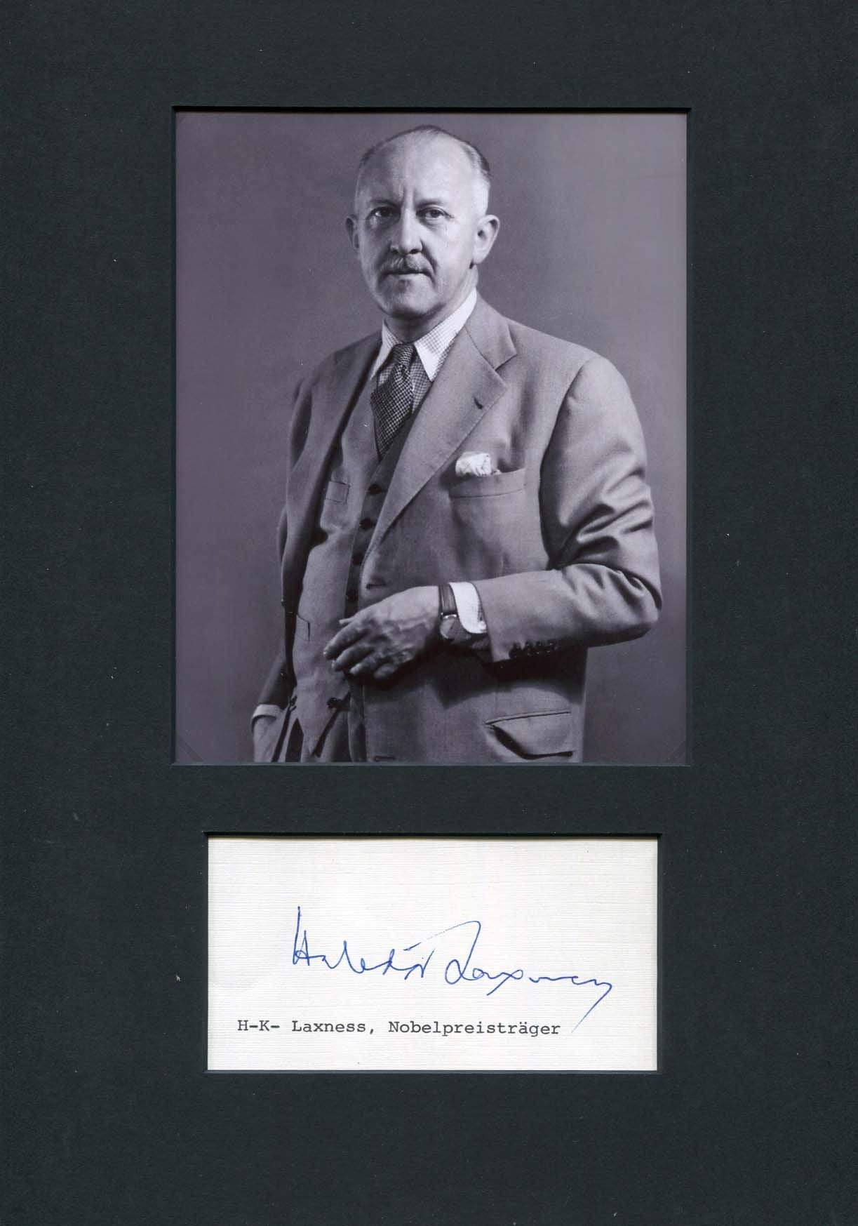 Halldor Laxness Autograph Autogramm | ID 7051023614101