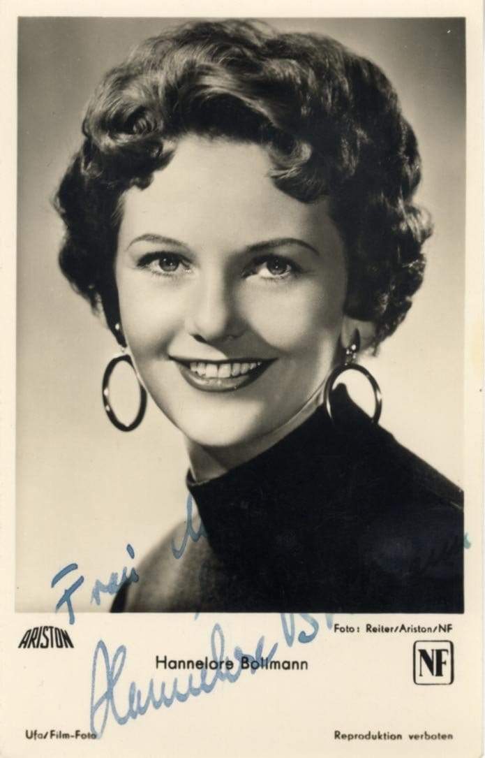 Bollmann, Hannelore autograph