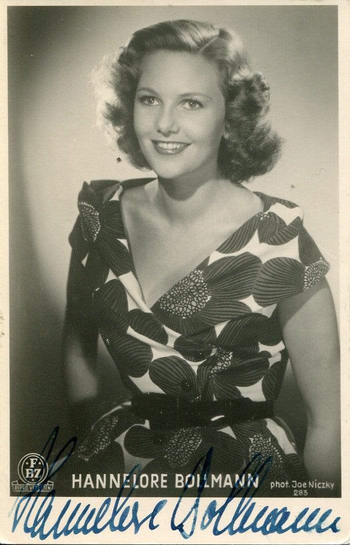 Bollmann, Hannelore autograph