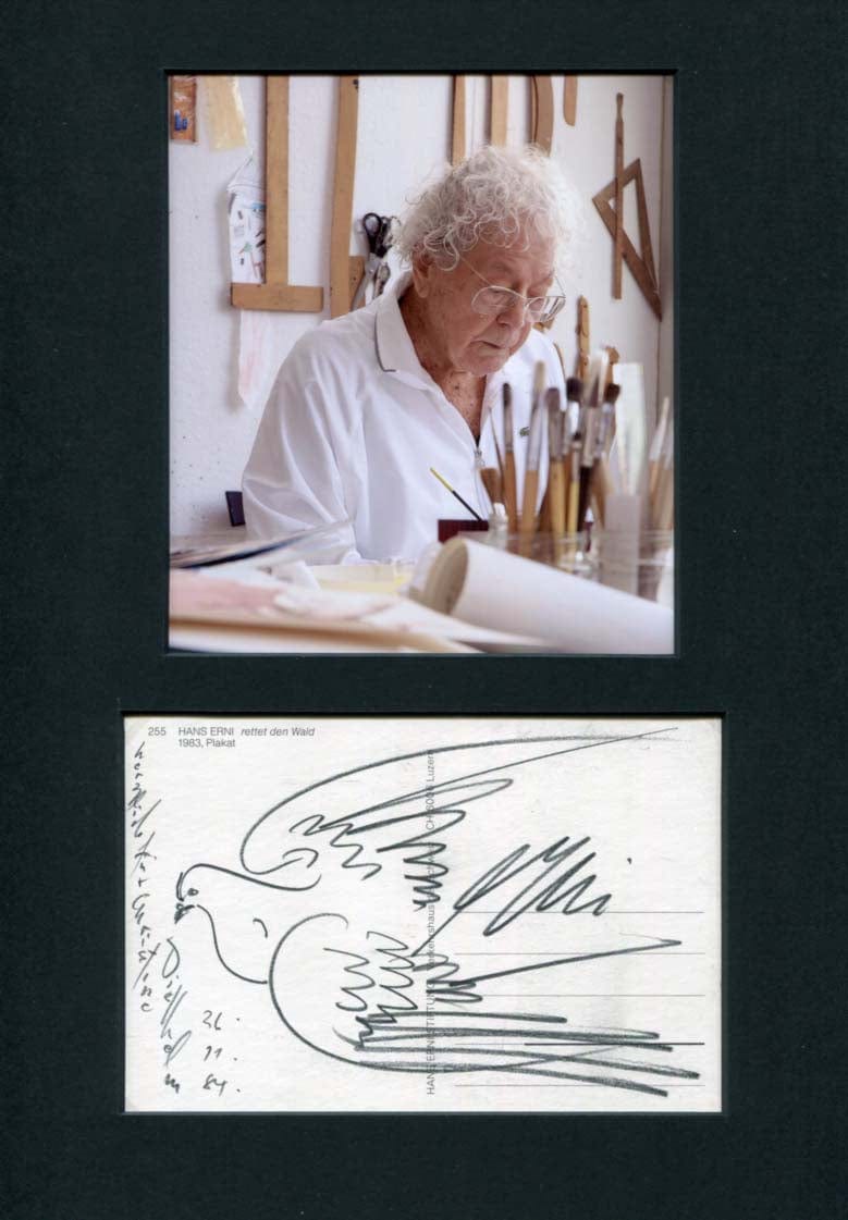 Hans Erni Autograph Autogramm | ID 7372218695829
