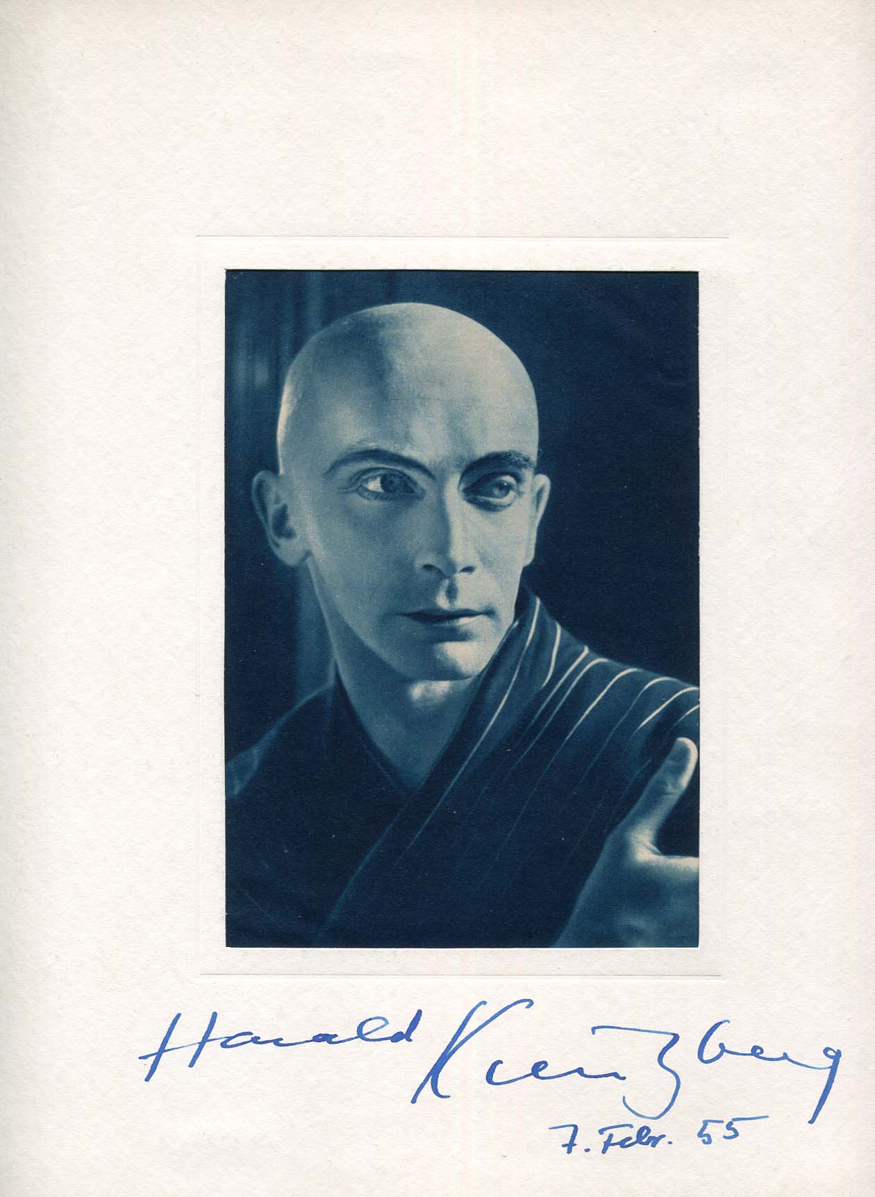 Harald Kreutzberg Autograph Autogramm | ID 7630119534741