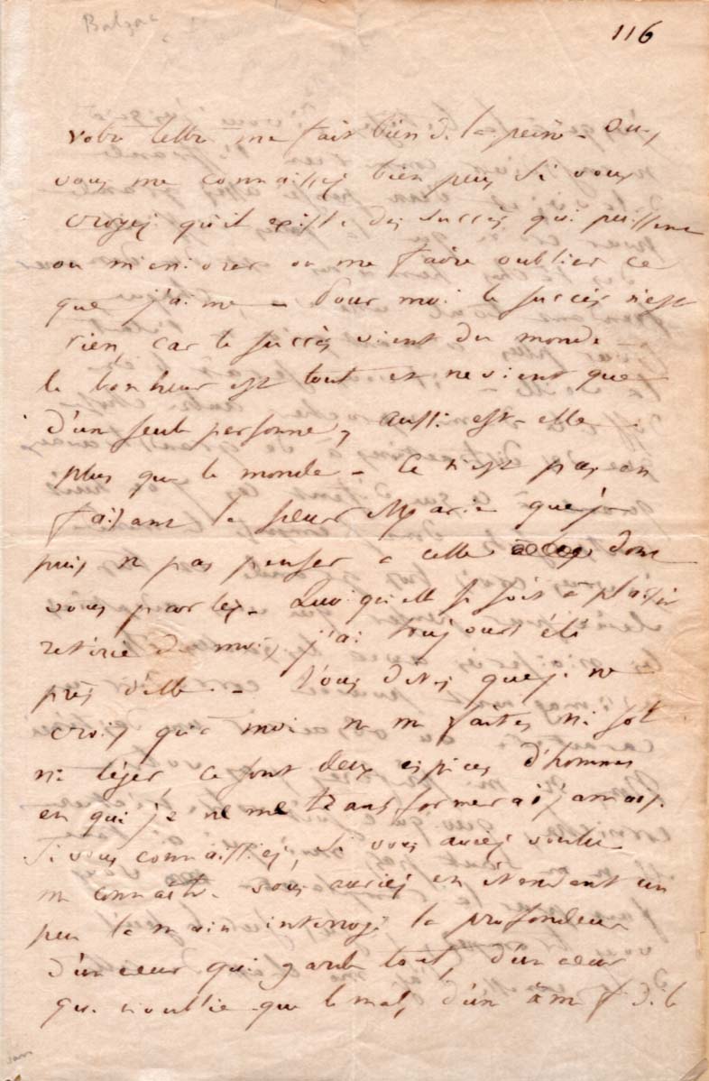 Honore de Balzac Autograph Autogramm | ID 7839699435669