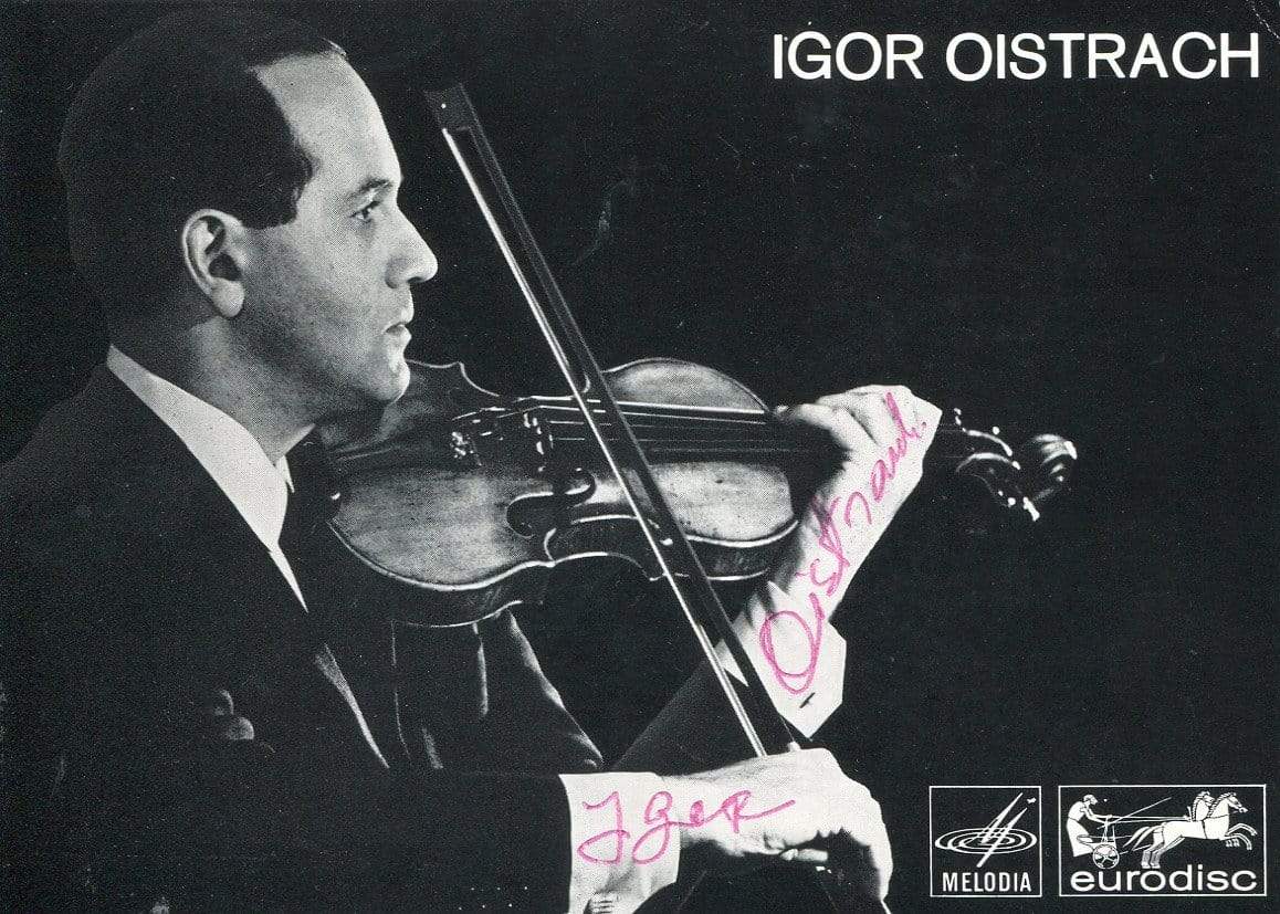 Oistrakh, Igor autograph