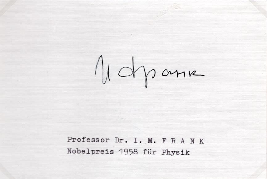 Ilja M. Frank Autograph Autogramm | ID 7427647602837