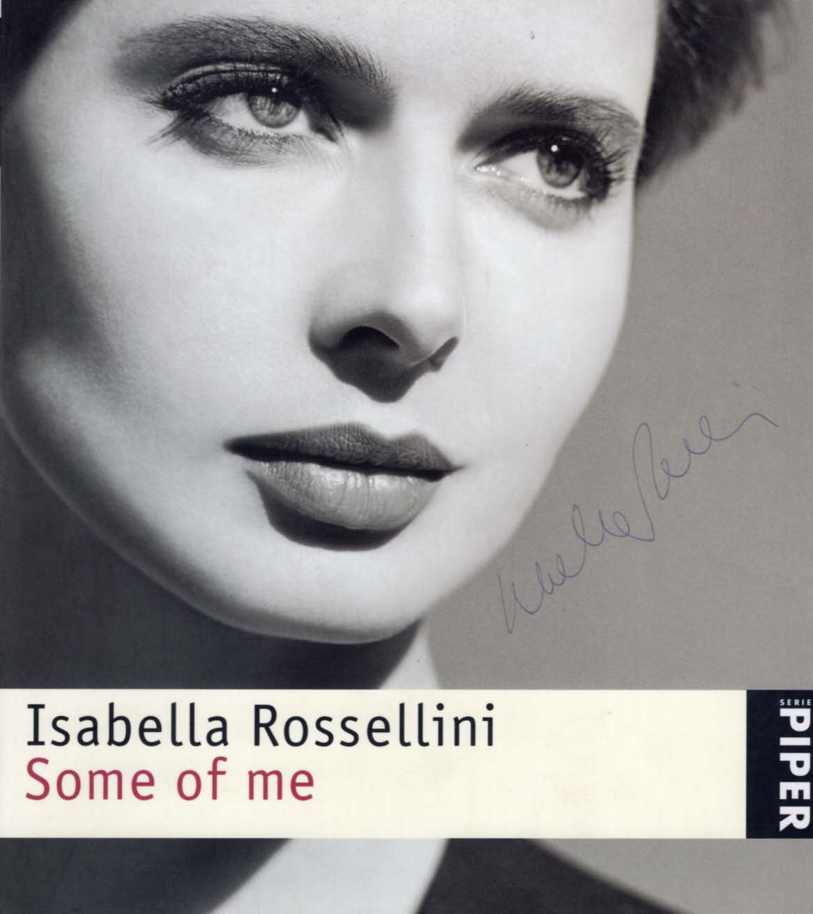 Isabella Rossellini Autograph signed programmes / books