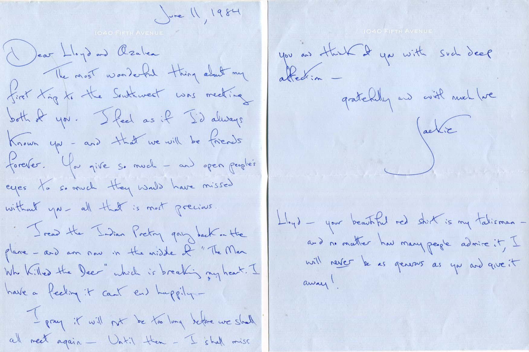 Jacqueline Lee `Jackie` Kennedy Onasis Autograph Autogramm | ID 8568283922581