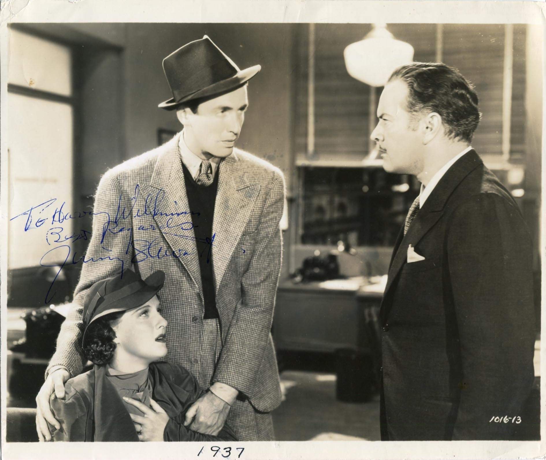 Stewart, James autograph