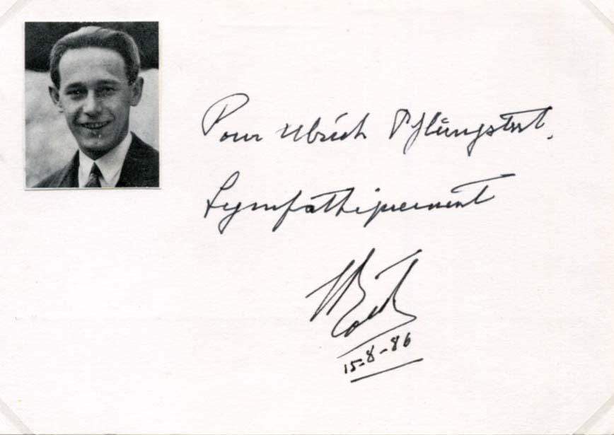 Jean Borotra Autograph Autogramm | ID 7233943470229