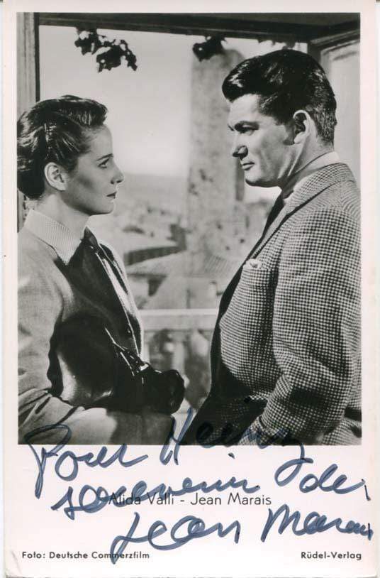 Marais, Jean autograph