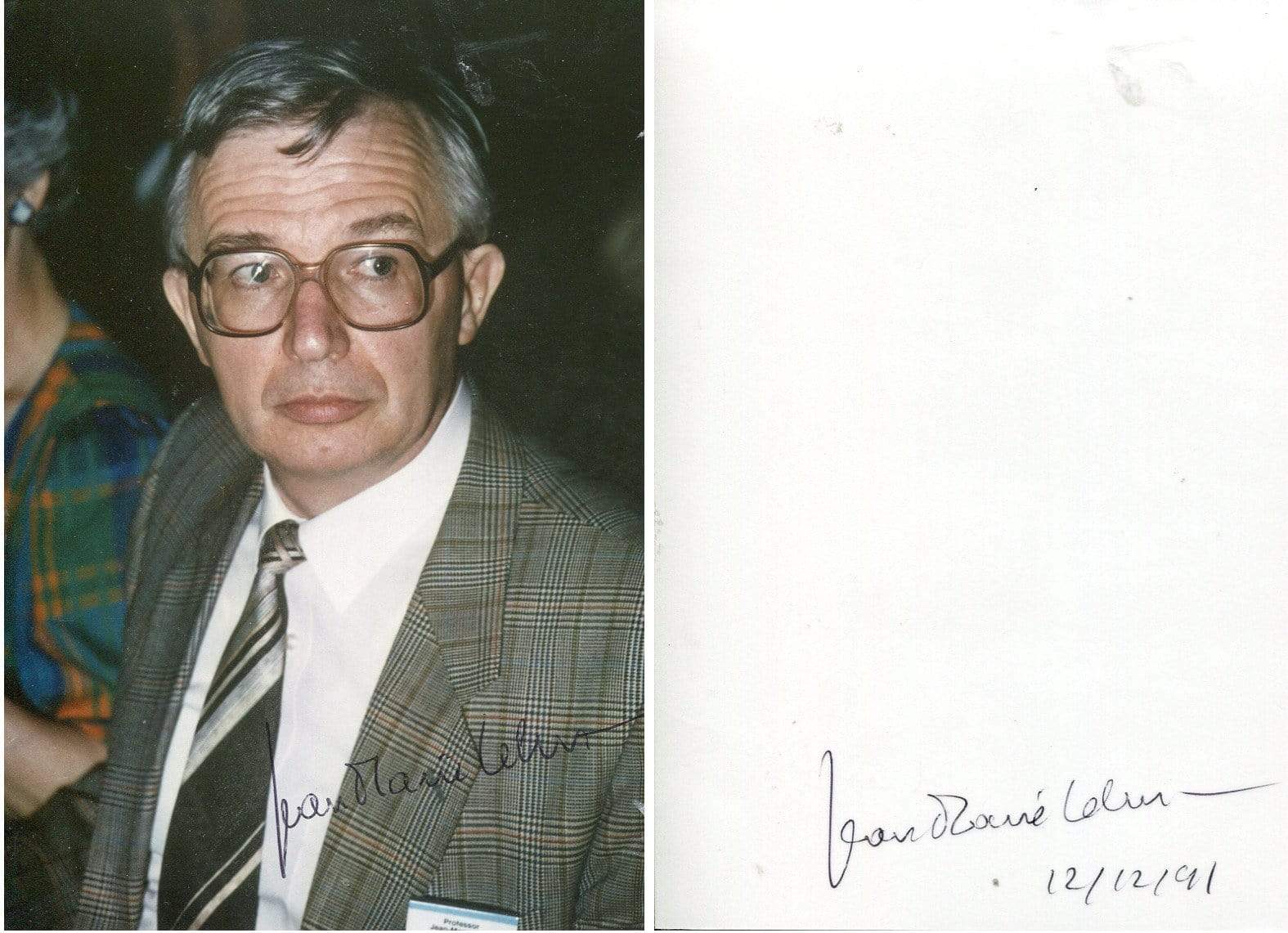 Jean-Marie Lehn Autograph Autogramm | ID 7187608895637