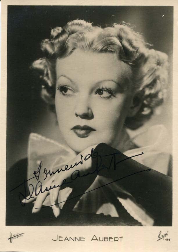 Jeanne Aubert Autograph Autogramm | ID 7627200331925