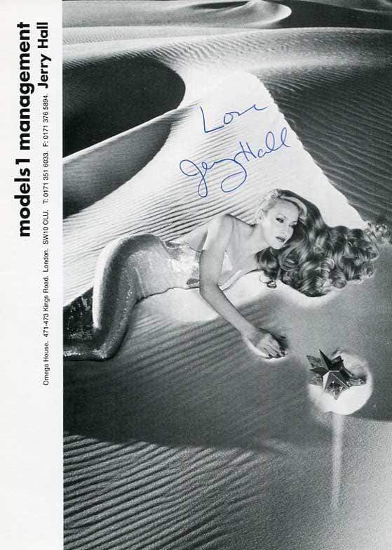 Jerry Hall Autograph Autogramm | ID 6749077405845